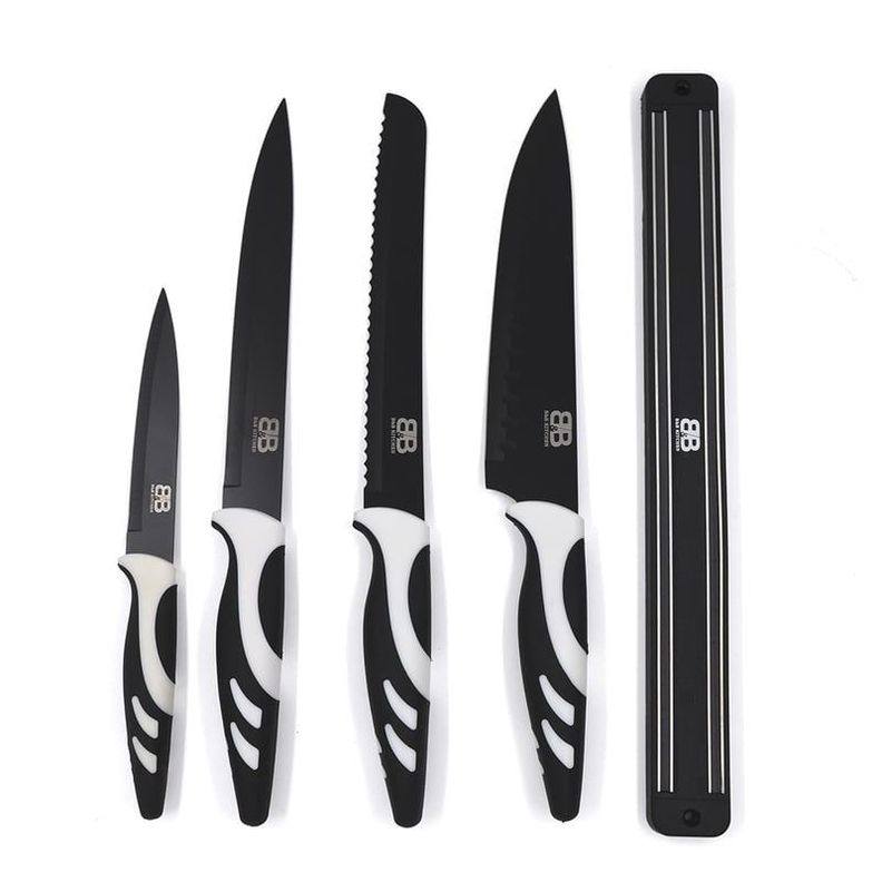 Set de 4 Cuchillos con Barra Magnética B&B Kitchen-2