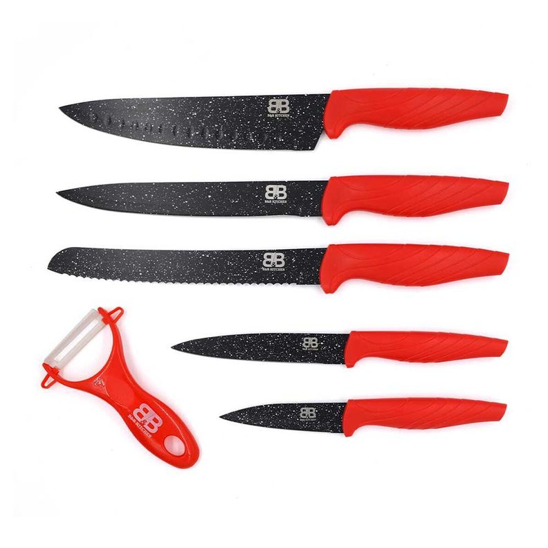 Set 5 Cuchillos de Cocina + pelador B&B Kitchen BB-5072-0