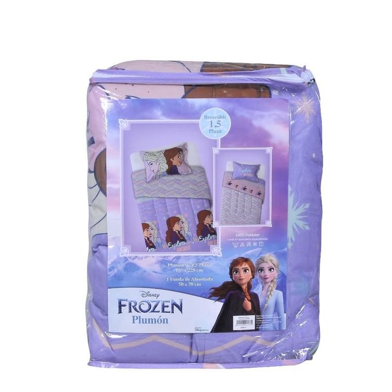 Plumón Microfibra Infantil 1.5 Plazas Frozen-0