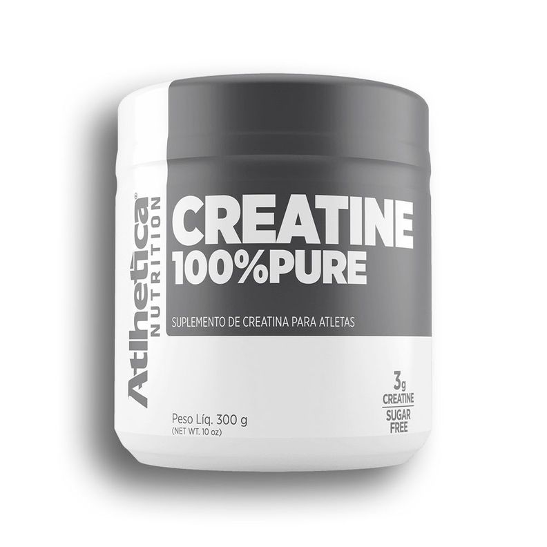 100% PURE CREATINA MONOHIDRATADA - 300 GRS - ATLHETICA NUTRITION-0