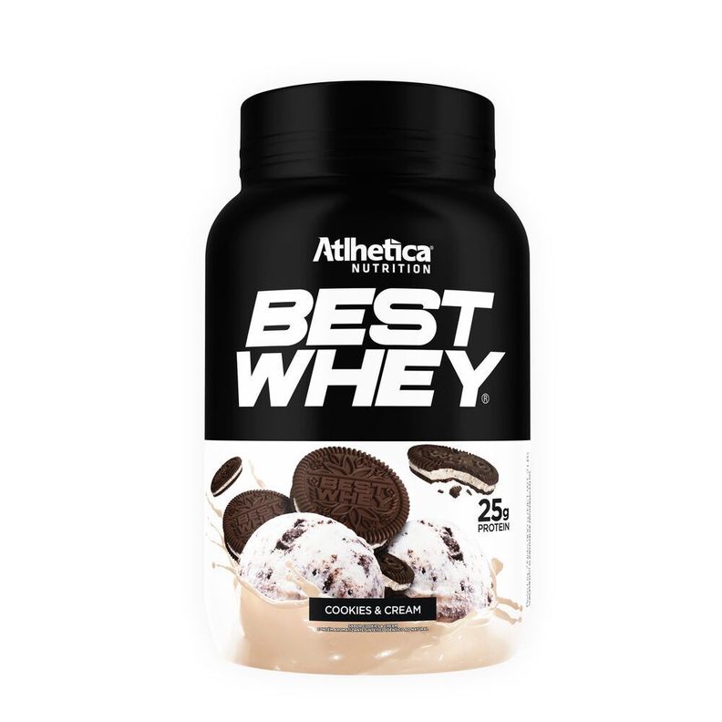 PROTEÍNA BEST WHEY - 2 LIBRAS - COOKIES AND CREAM-0