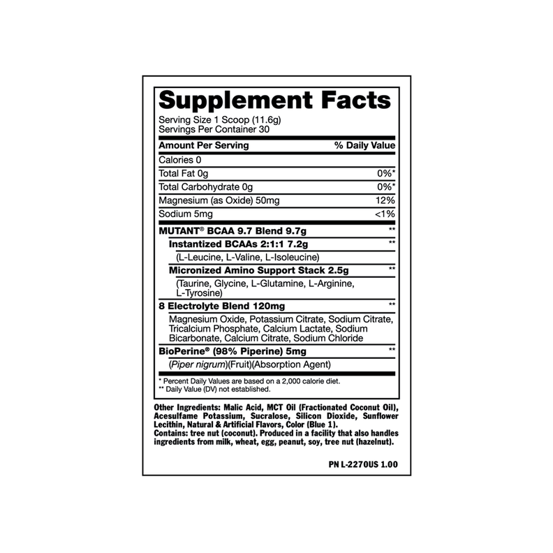 BCAA MUTANT 9.7 - 30 SERVICIOS - SANDÍA-1