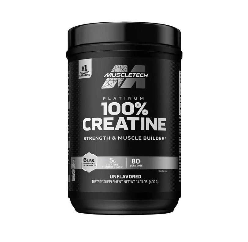 CREATINA MONOHIDRATADA MICRONIZADA PLATINUM - 400 GRS - MUSCLETECH-0