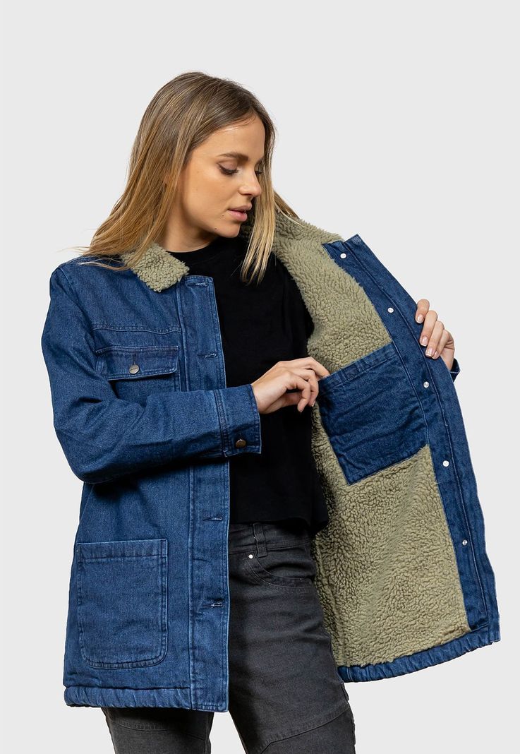 Chaqueta Jeans Chiporro Perambulate V2 Azul Oscuro Falcone-4