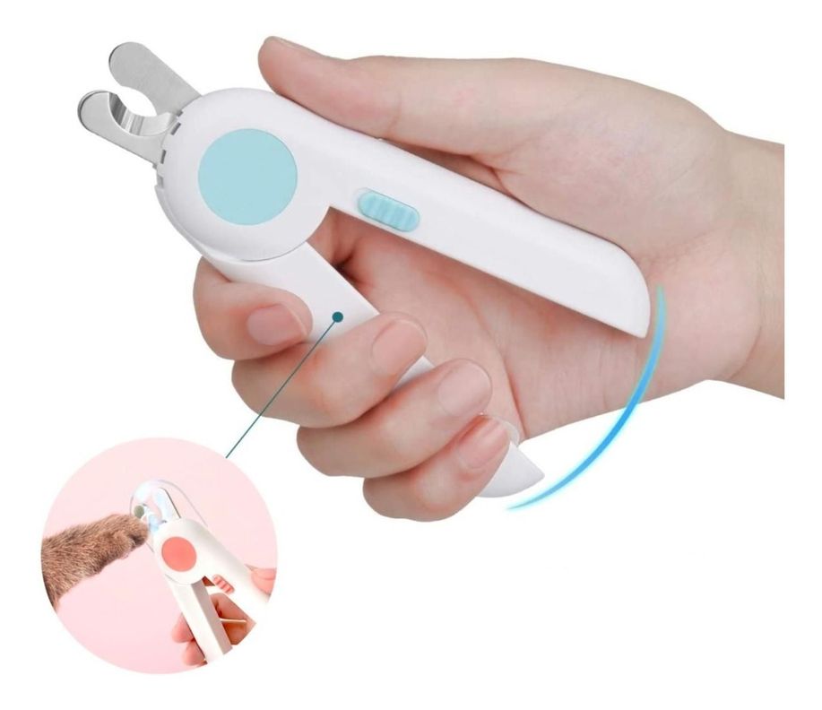 Cortauñas Para Perros Y Gatos Con Luz Led Y Limauñas Mascota-0