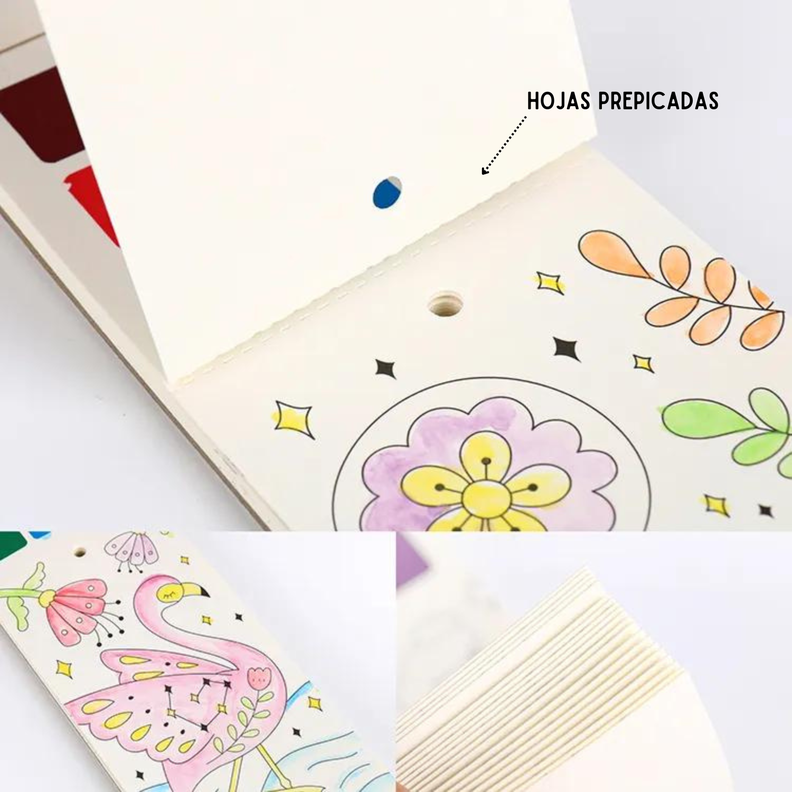 Libro de acuarela para colorear de bolsillo - Princesas-2