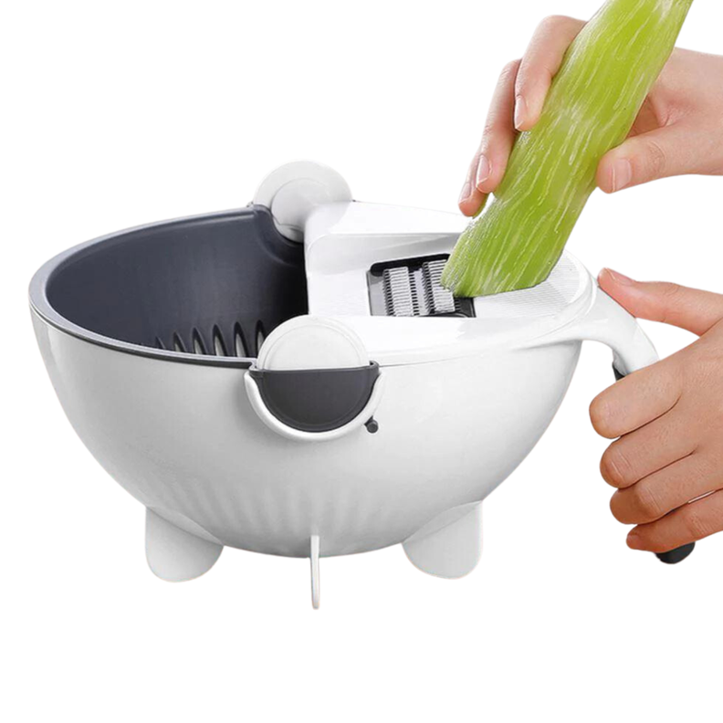 Rallador Pelador Colador de Verduras Multifuncional 9 en 1-0