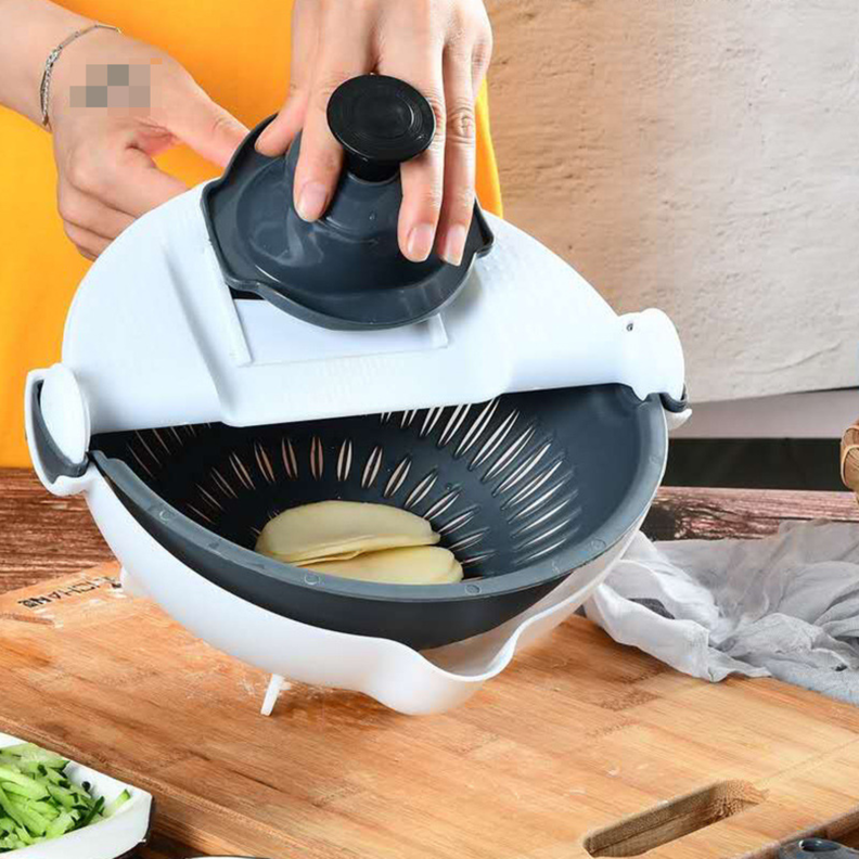 Rallador Pelador Colador de Verduras Multifuncional 9 en 1-2