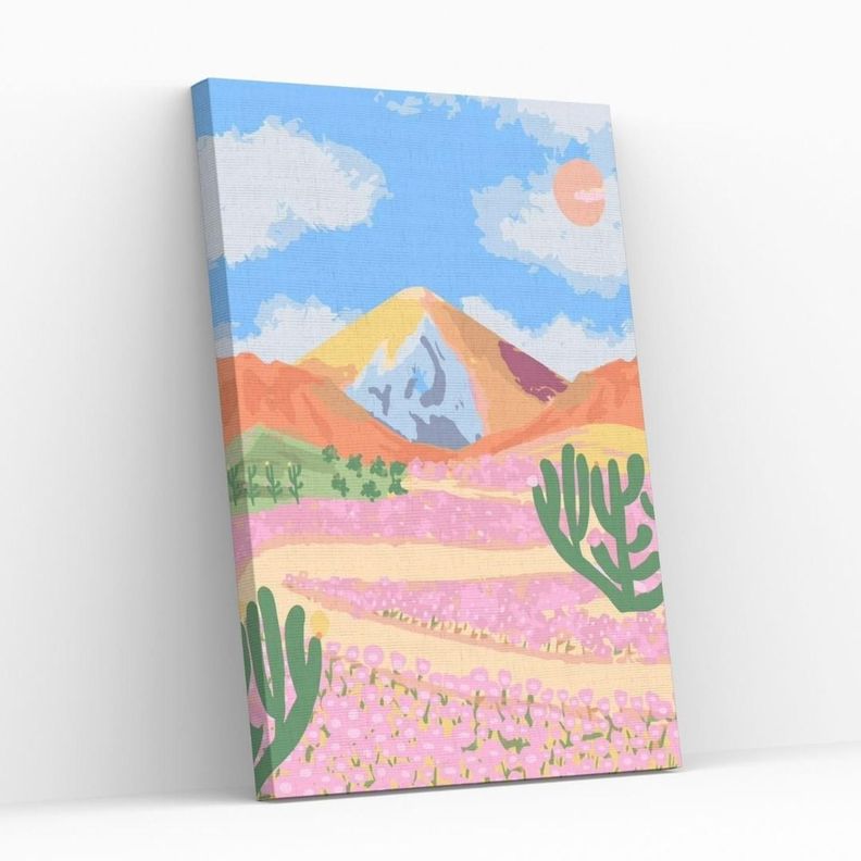 Pintura con números en bastidor 40x50 - Atacama Mágico - Painting by numbers-0