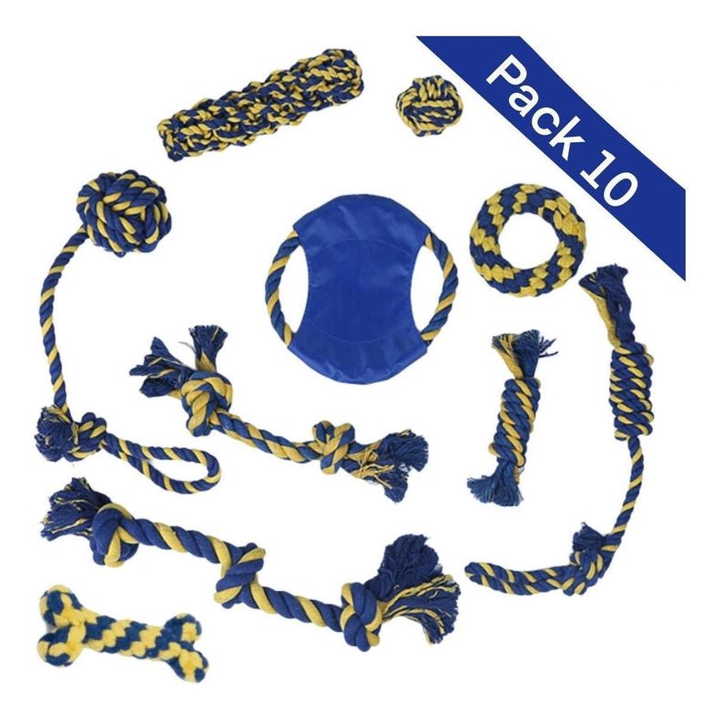 Pack De 10 Juguetes Para Morder Para Perros-0