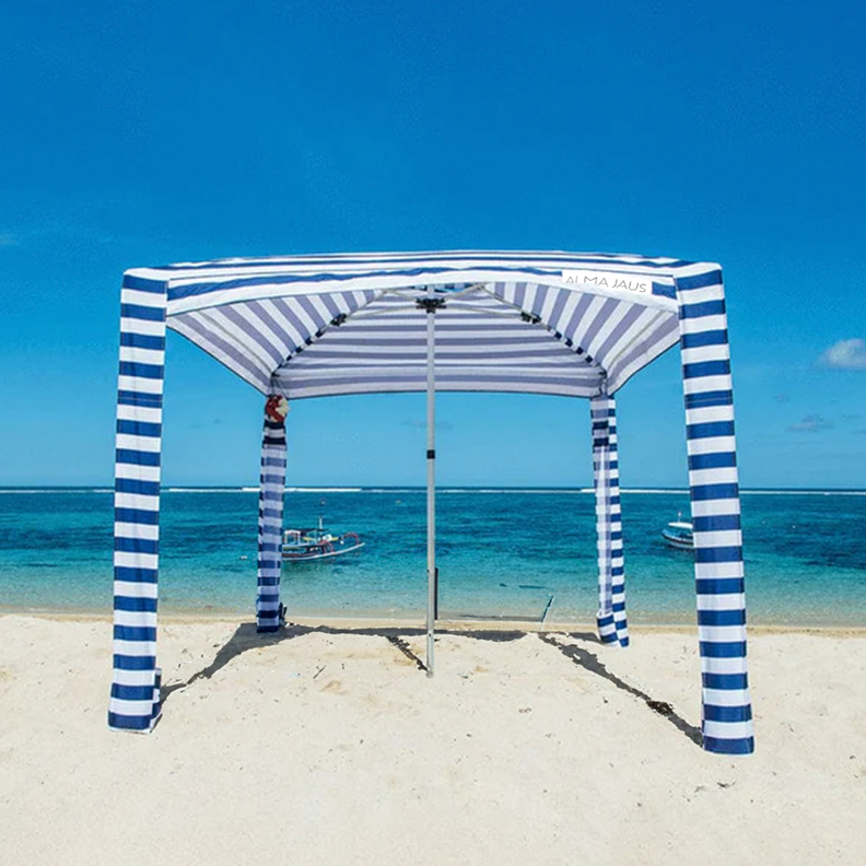 Cabaña para Playa - Toldo de Playa Amplio y Armable-1