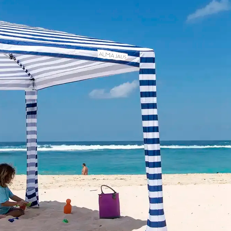 Cabaña para Playa - Toldo de Playa Amplio y Armable-2