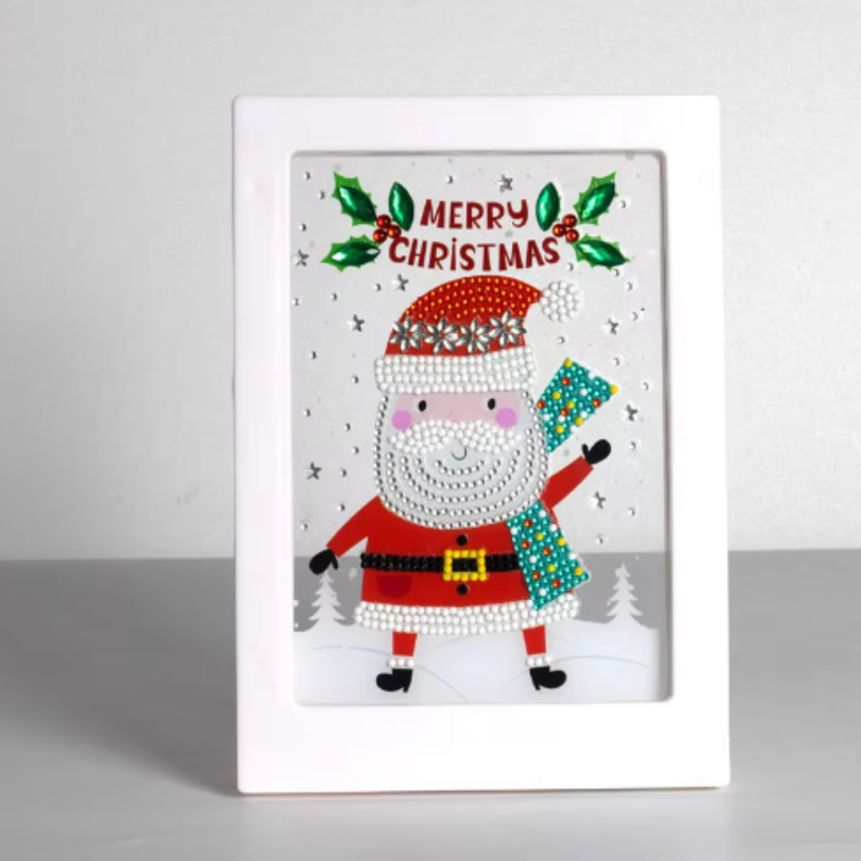 Pintacon Diamantes led en marco para niños Viejito Pascuero-0