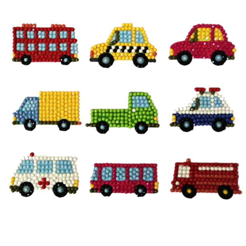 Kit Sticker pintura diamantes - Autos-0