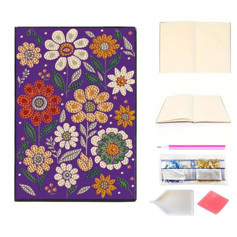 Cuaderno Diamond Painting - Flores de Otoño-0