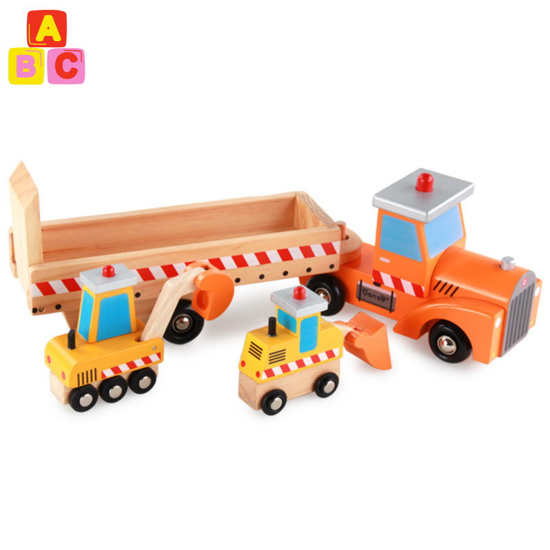 Camion Transportador de Maquinaria de Madera Educativo