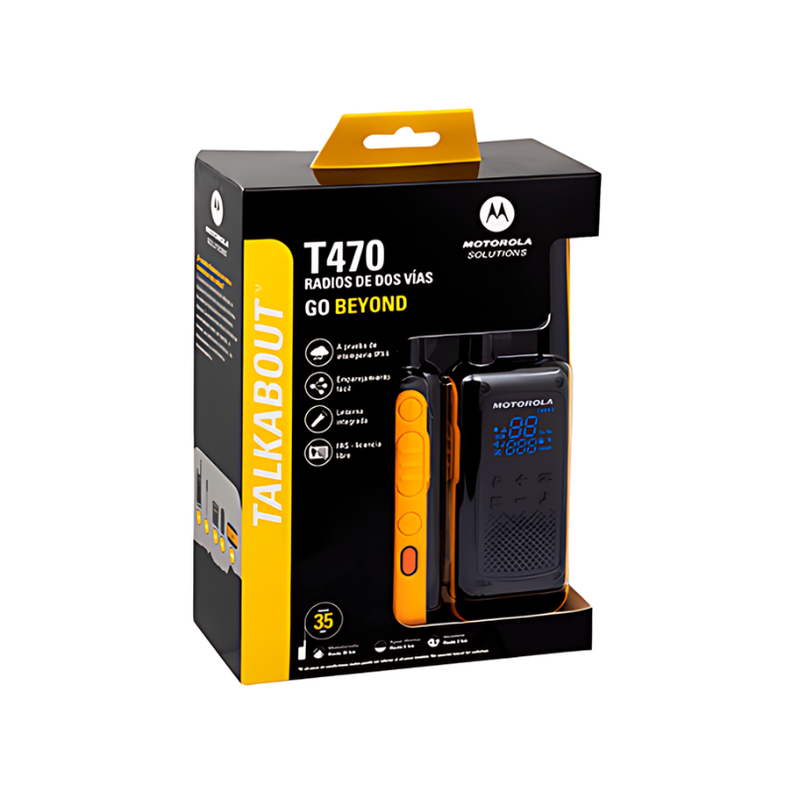 SET DE 2 WALKIE TALKIE T470-6