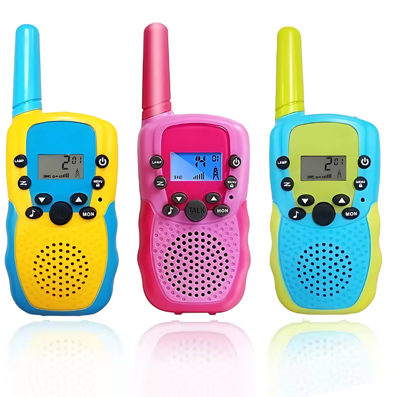 SET DE 3 WALKIE TALKIES PARA NIÑOS-0