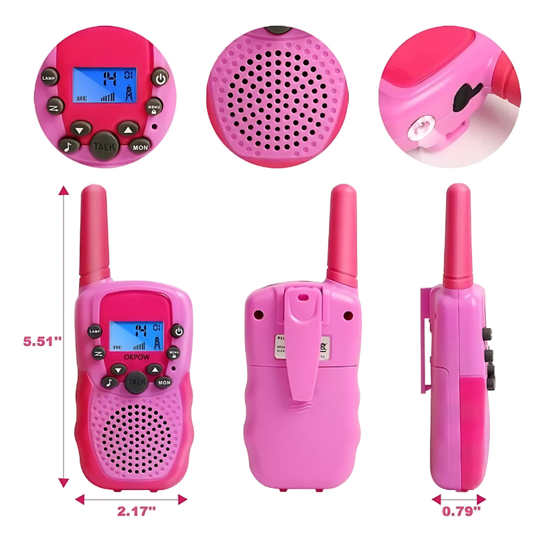 SET DE 3 WALKIE TALKIES PARA NIÑOS-4