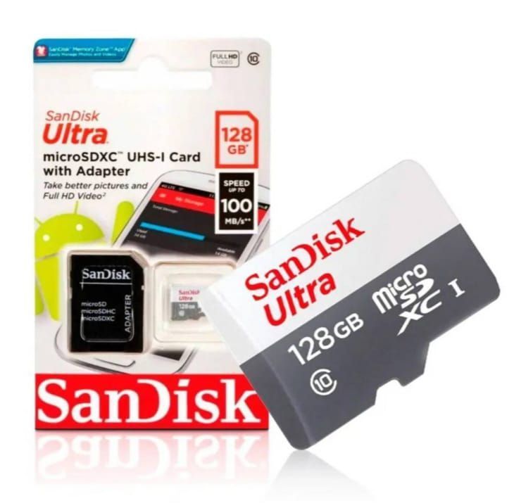 TARJETA DE MEMORIA MICROSD SANDISK 128 GB 100MBPS CLASE 10 PRO EDITION-2