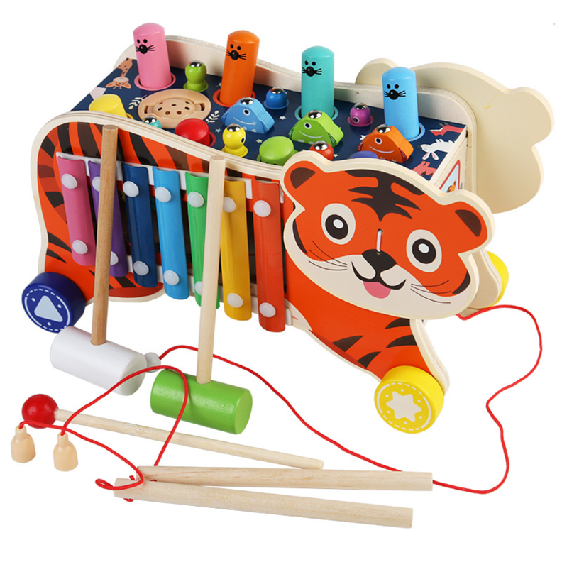 Pega al topo juego Montessori y Multifuncional para Ninos