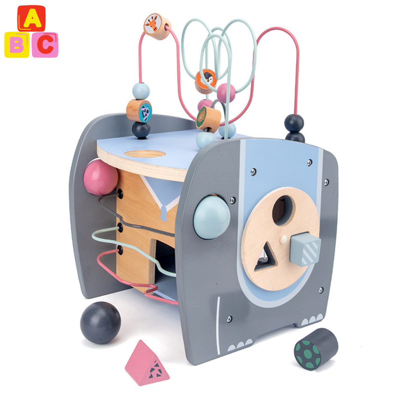 Centro de Actividades Montessori de Madera Multijuegos