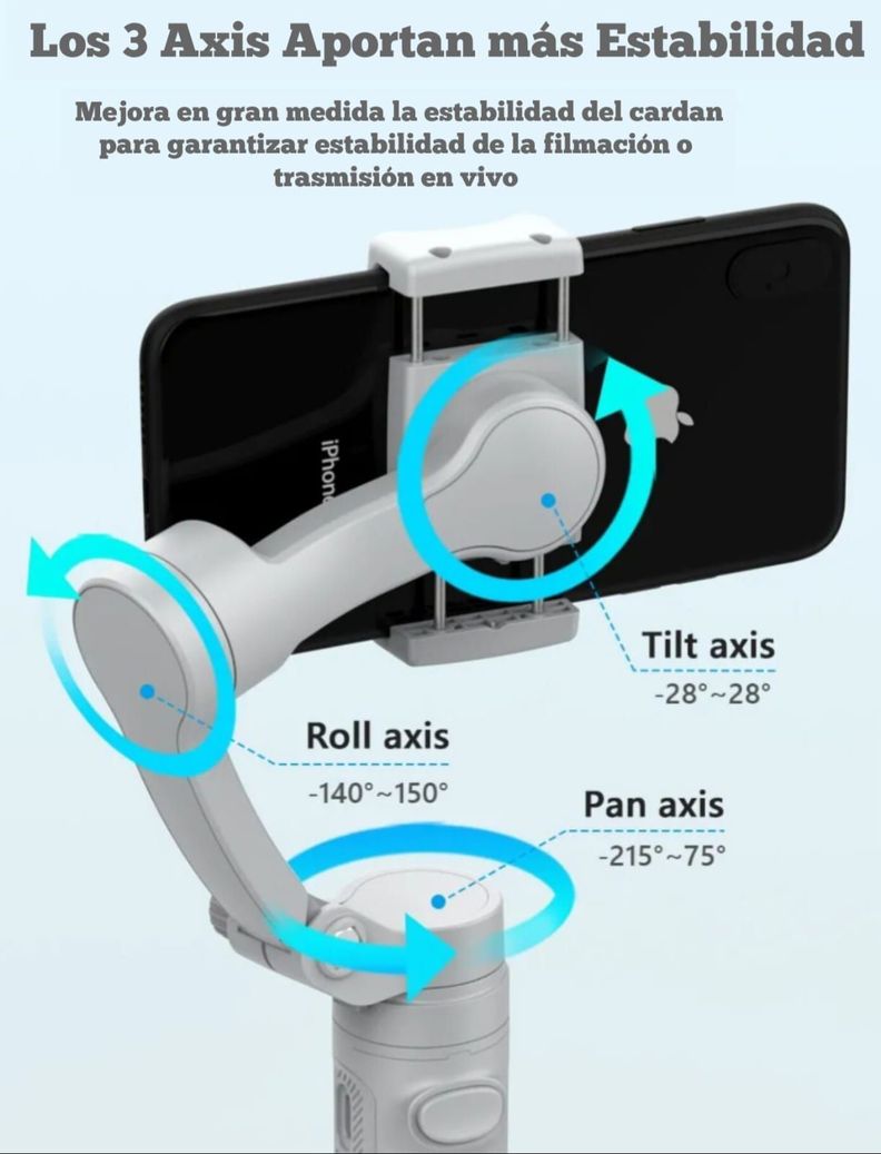 ESTABILIZADOR PARA CELULAR 3 AXIAL ANTIVIBRACIÓN-3