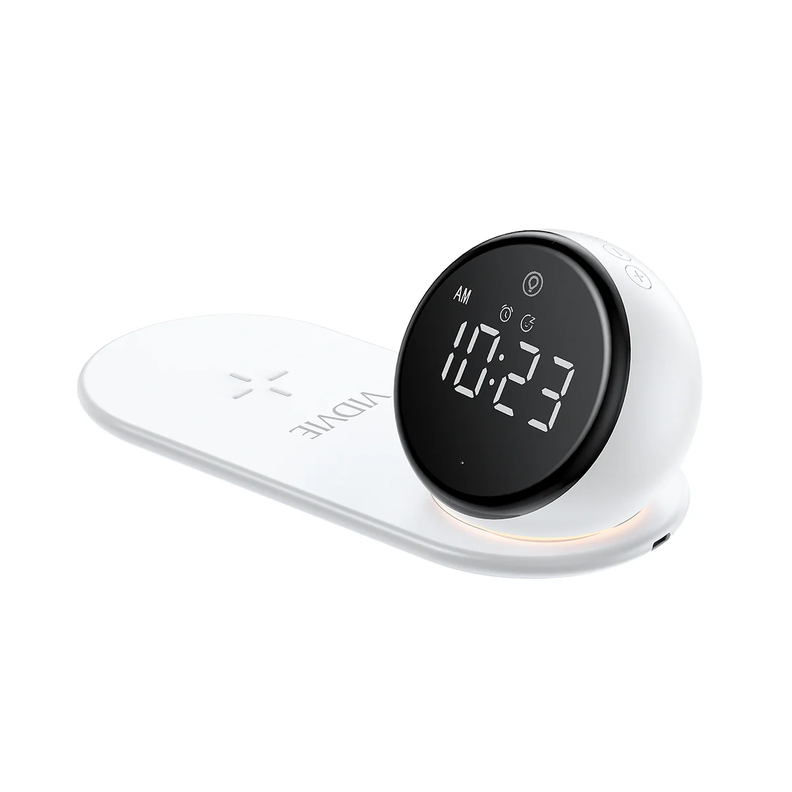CARGADOR INALÁMBRICO RELOJ DESPERTADOR BLUETOOTH - VIDVIE-0