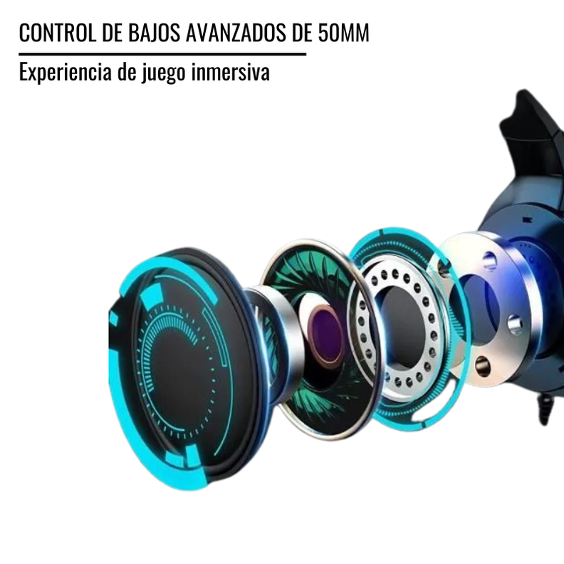 AUDIFONOS GAMER YINSAN RGB Yeyian