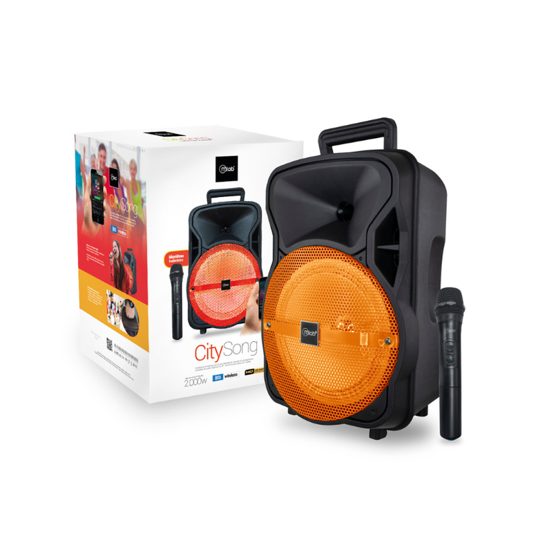 Parlante Karaoke CitySong TWS 2.000 W-3