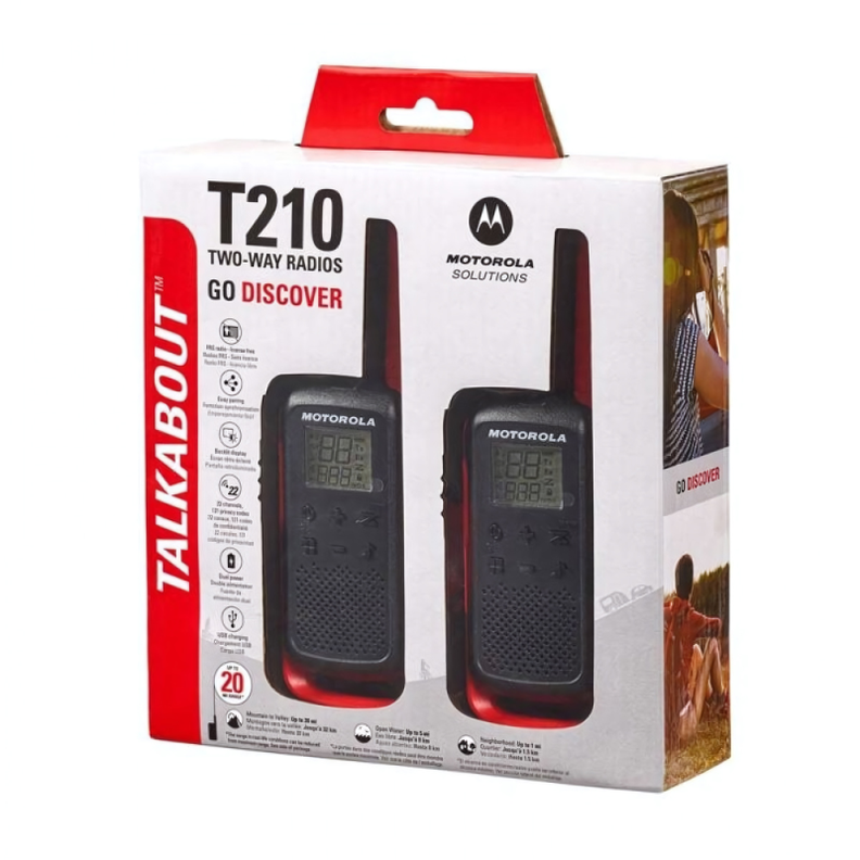 SET 2 WALKIE TALKIE T210-CL-6
