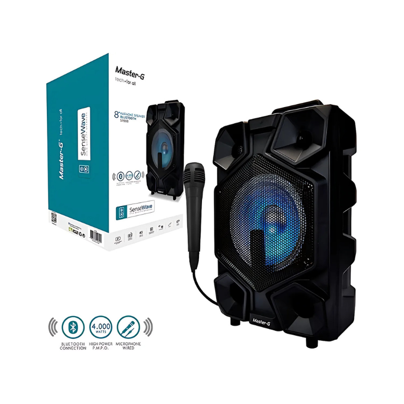 Parlante Karaoke + Micrófono 20 W Master-G-5