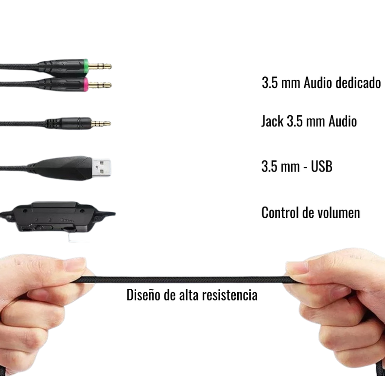 AUDIFONOS GAMER KOTION RGB-4
