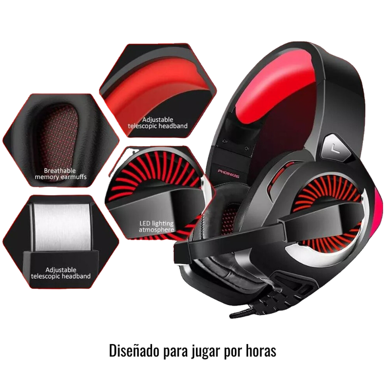 AUDIFONOS GAMER KOTION RGB-5