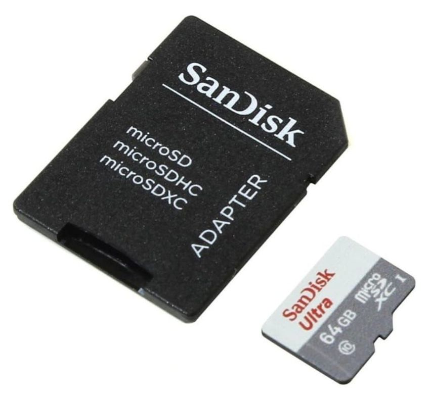 TARJETA DE MEMORIA MICROSD SANDISK 64 GB 100MBPS CLASE 10 PRO EDITION-1