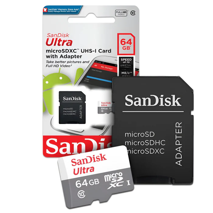 TARJETA DE MEMORIA MICROSD SANDISK 64 GB 100MBPS CLASE 10 PRO EDITION-2