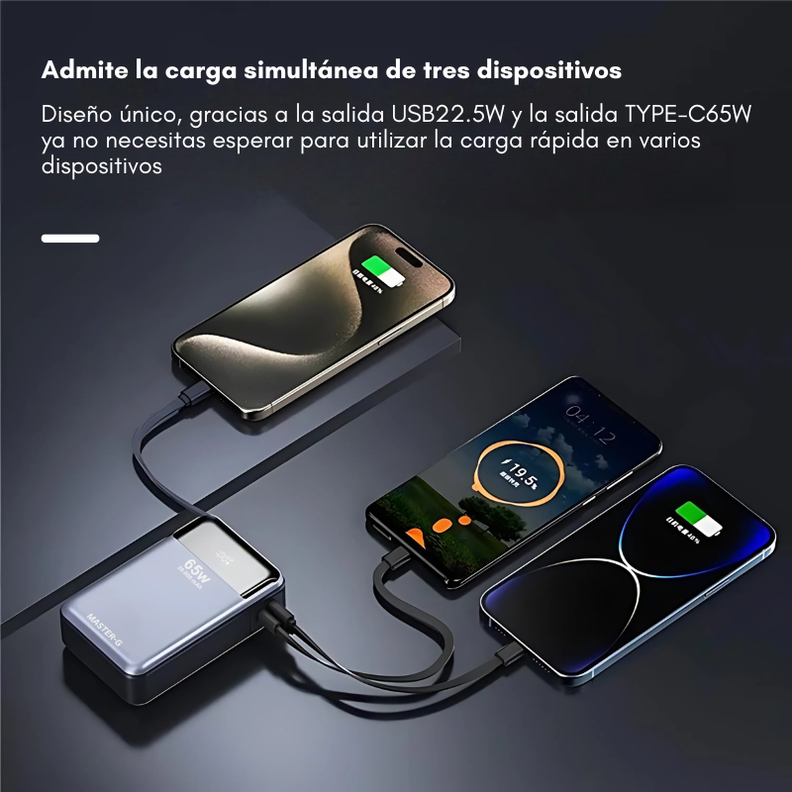 Cargador Portátil 20,000 mAh 65 W-5