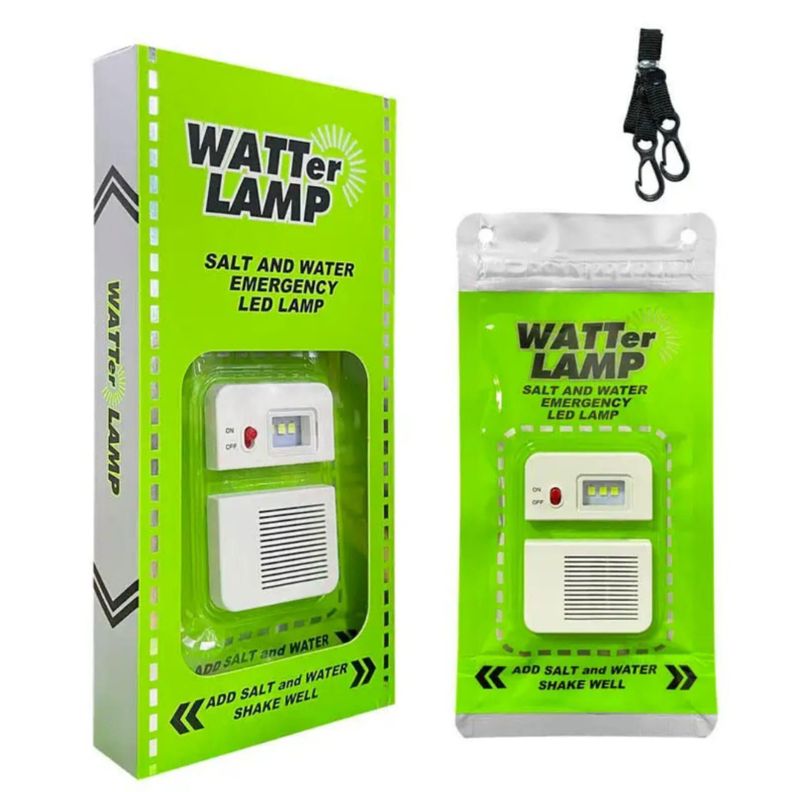 LINTERNA DE AGUA SALADA LUZ LED DE EMERGENCIA PARA ACAMPAR-0