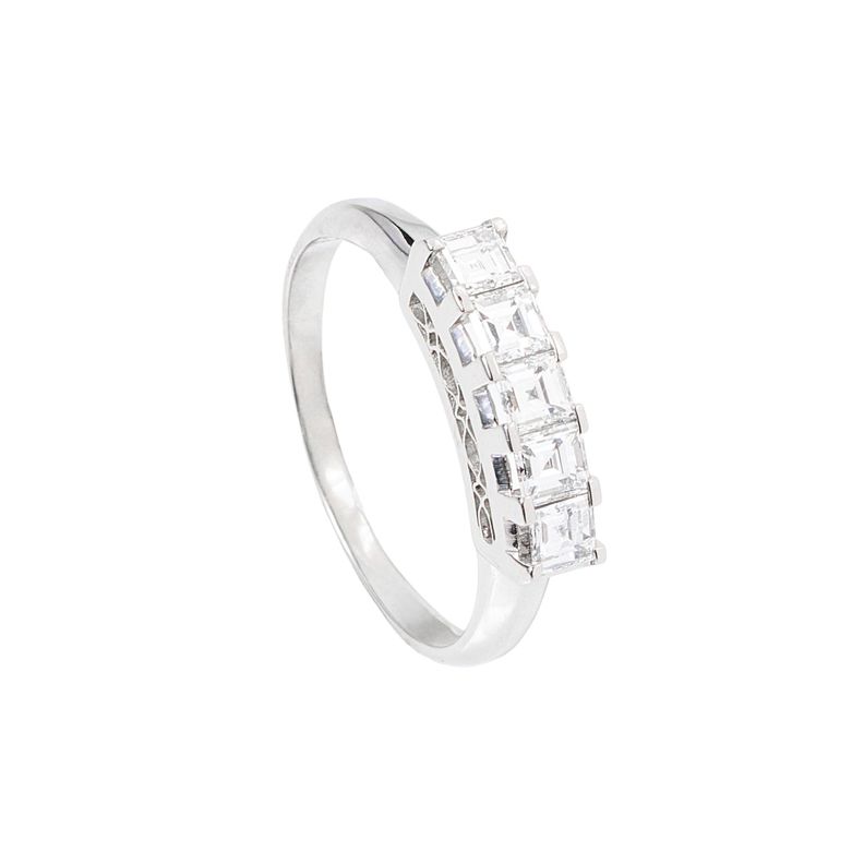 Anillo medio cintillo Princess Talla 15