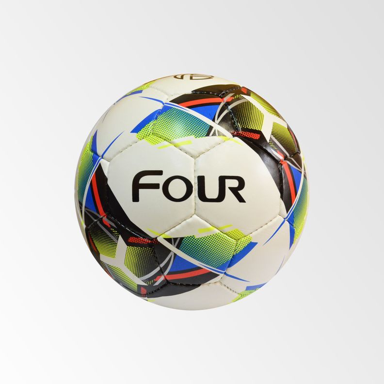 Balón Fútbol Nº4 Givova Blanco-Rojo-Negro-0