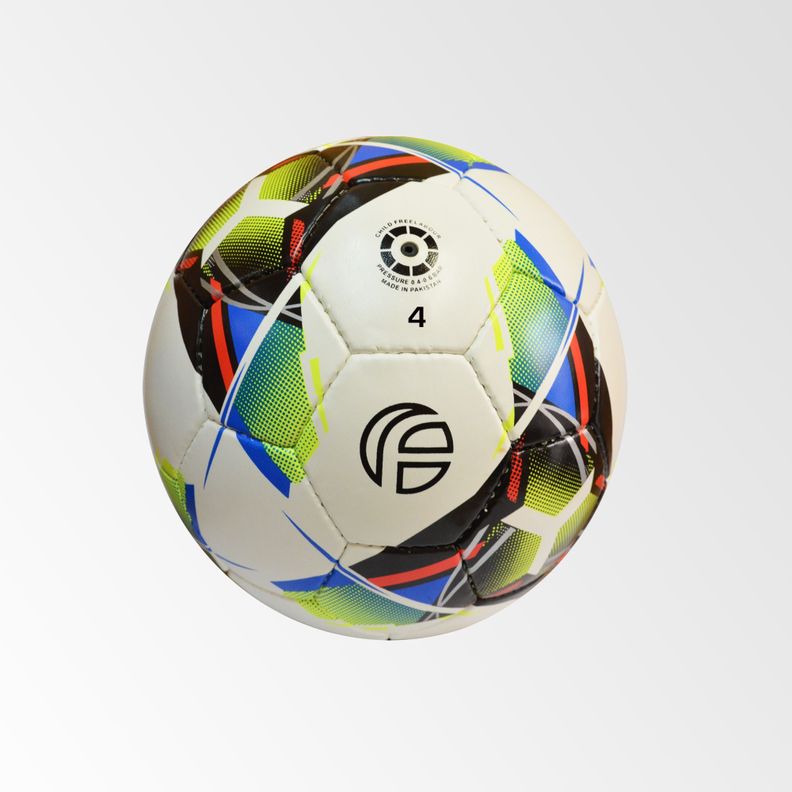 Balón Fútbol Nº4 Givova Blanco-Rojo-Negro-1
