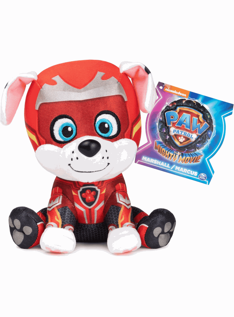 Peluche Paw Patrol 17 Cm Marshall - Mighty Movie-0