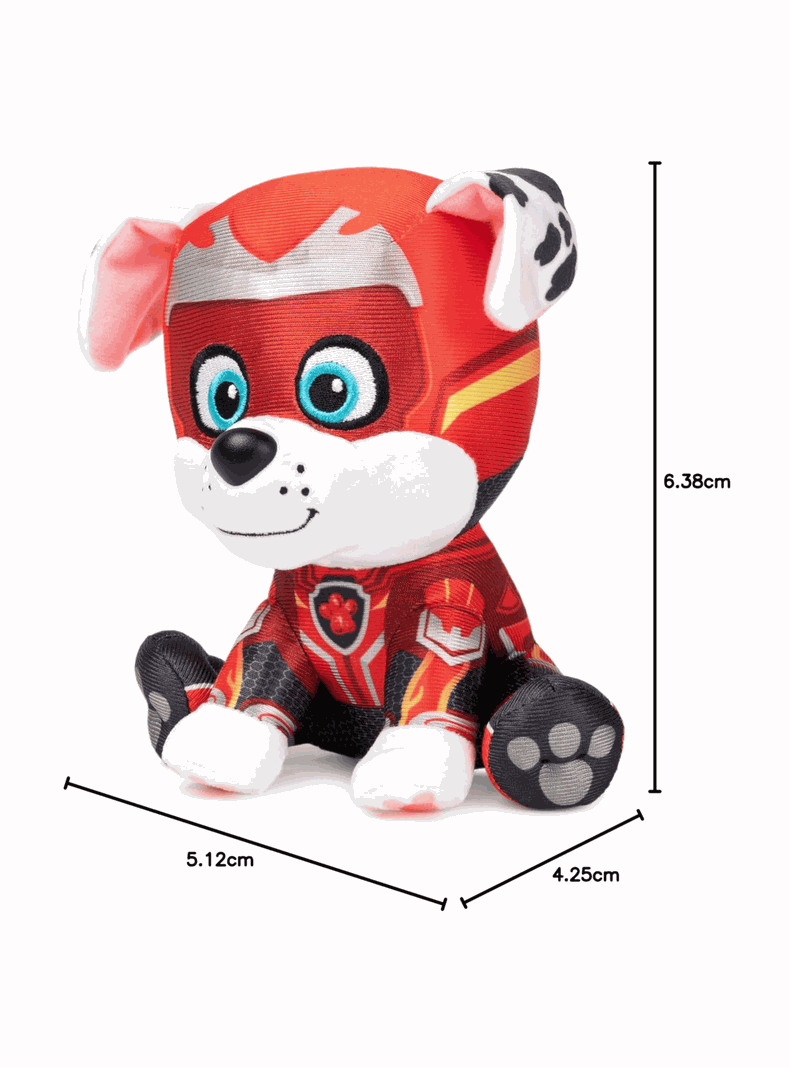 Peluche Paw Patrol 17 Cm Marshall - Mighty Movie-4
