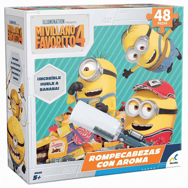 Rompecabezas Con Aroma Mi Villano Favorito 4 De 48 Piezas