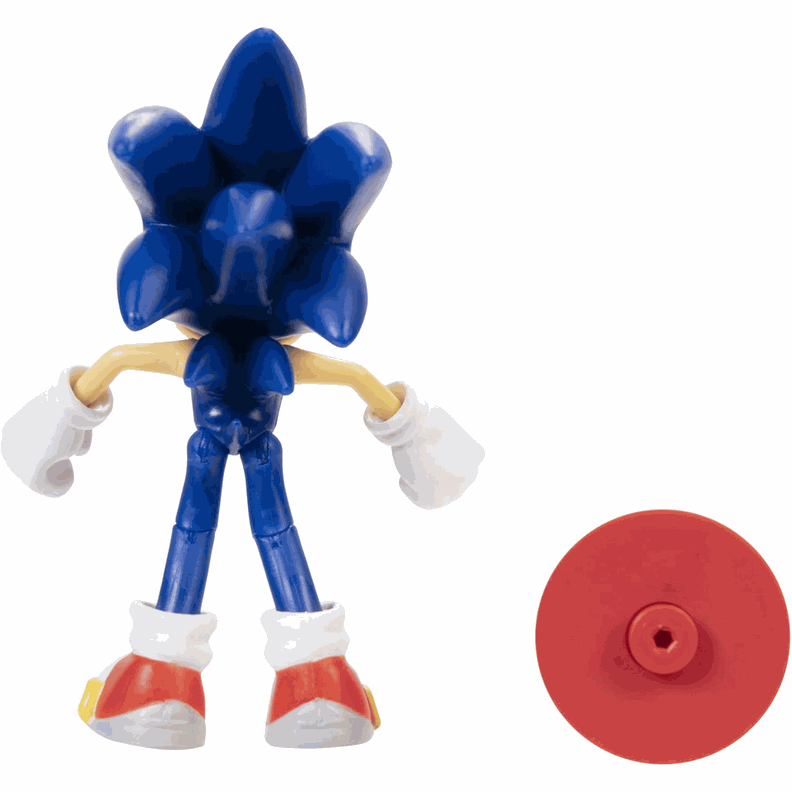 Sonic The Hedgehog Figura De 10 Cm. Con Accesorio De Resorte de Estrella-5