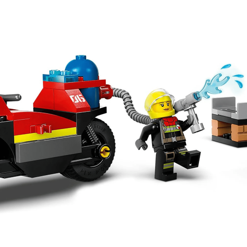Lego City Moto De Rescate De Bomberos-3