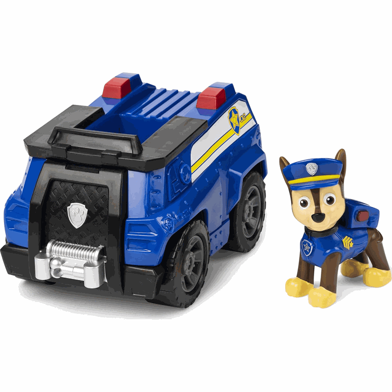 Paw Patrol Vehículo Básico Con Figura Chase-0
