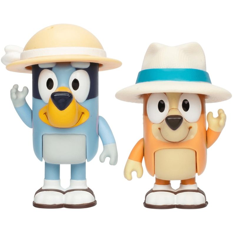 Bluey Pack 2 Figuras Bluey Y Bingo En Vacaciones-1