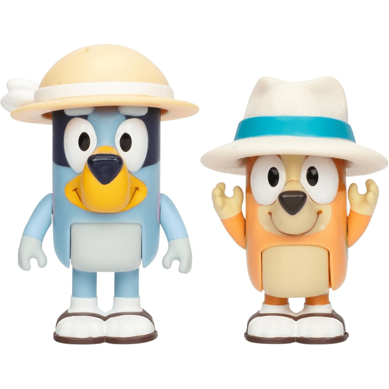 Bluey Pack 2 Figuras Bluey Y Bingo En Vacaciones-2