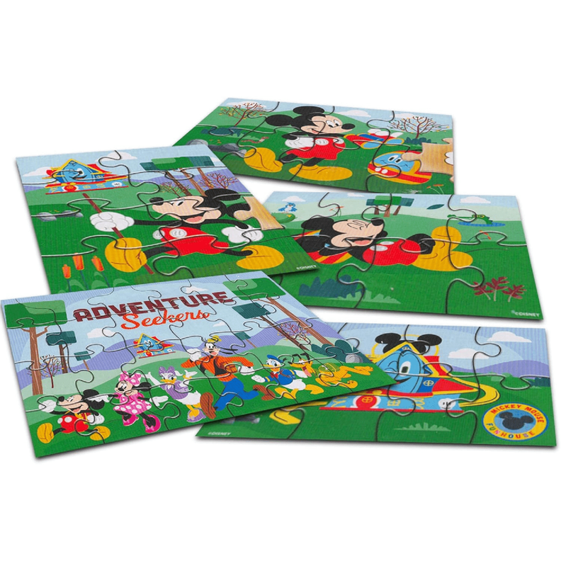 Puzzle De Madera 5 En 1 Mickey Adventure Seekers-1